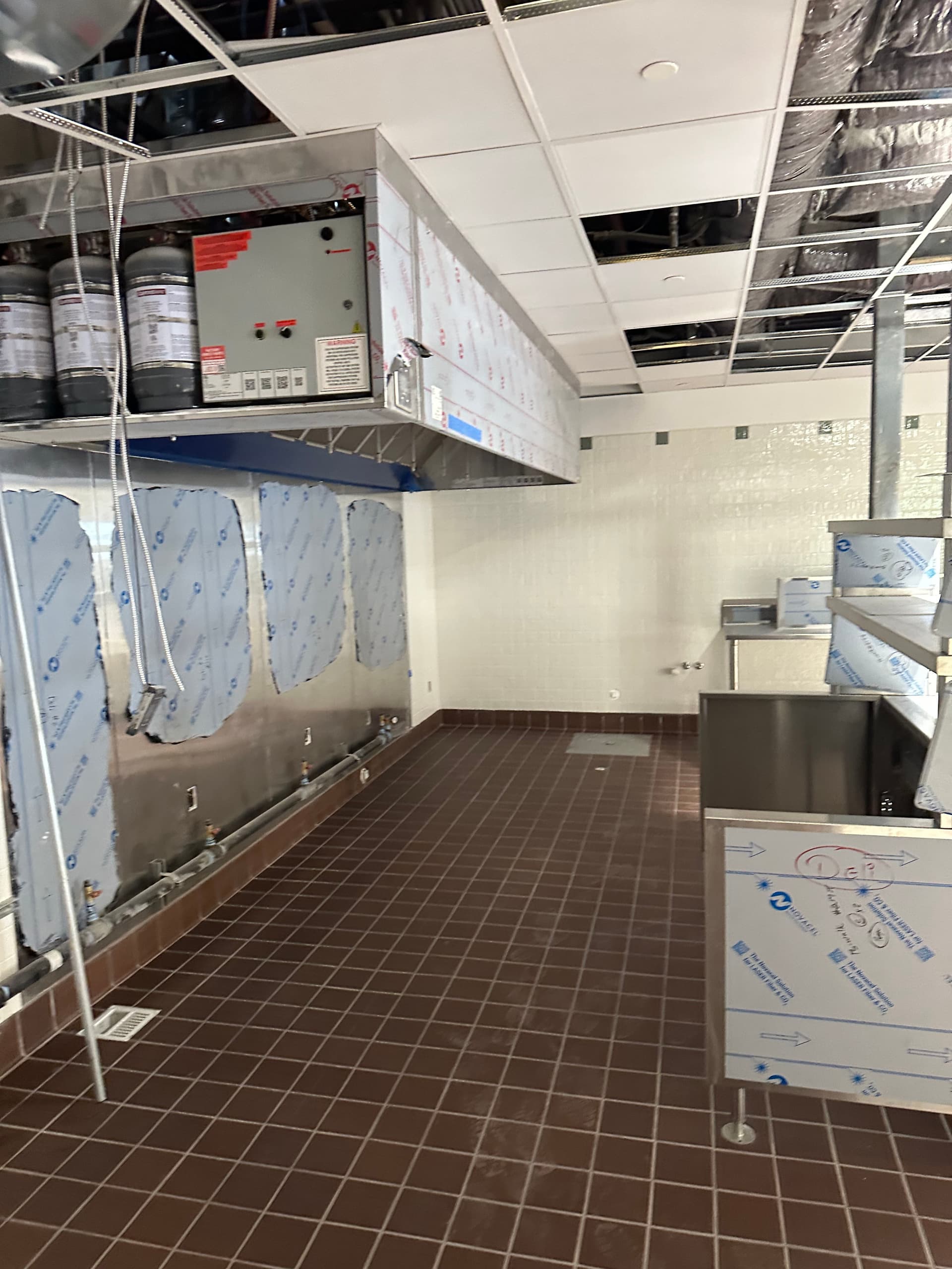 Gallery photos for Food Court Hood and Makeup Air Fan Electrical Installation: Image #1