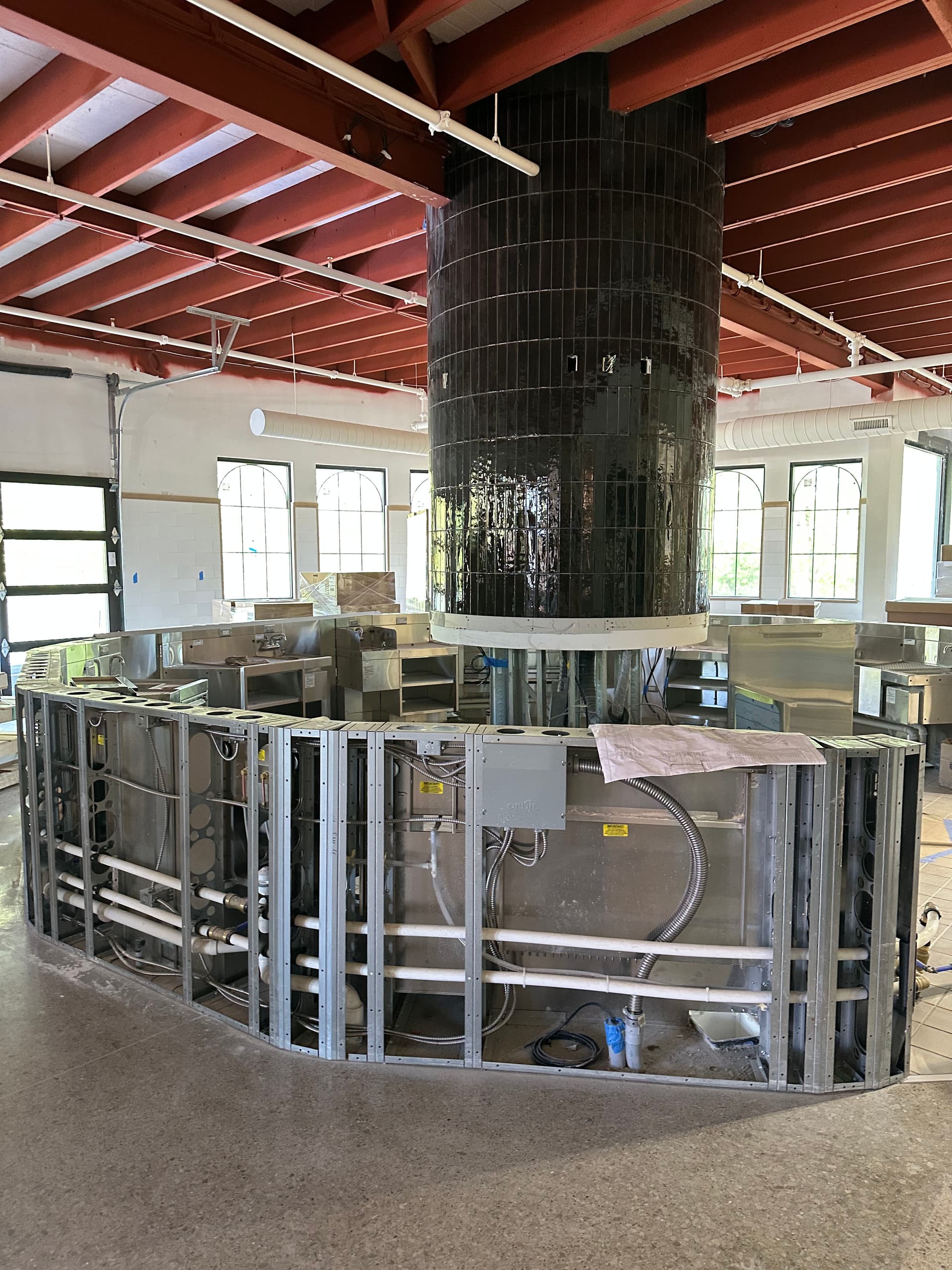 Food Court Hood and Makeup Air Fan Electrical Installation image
