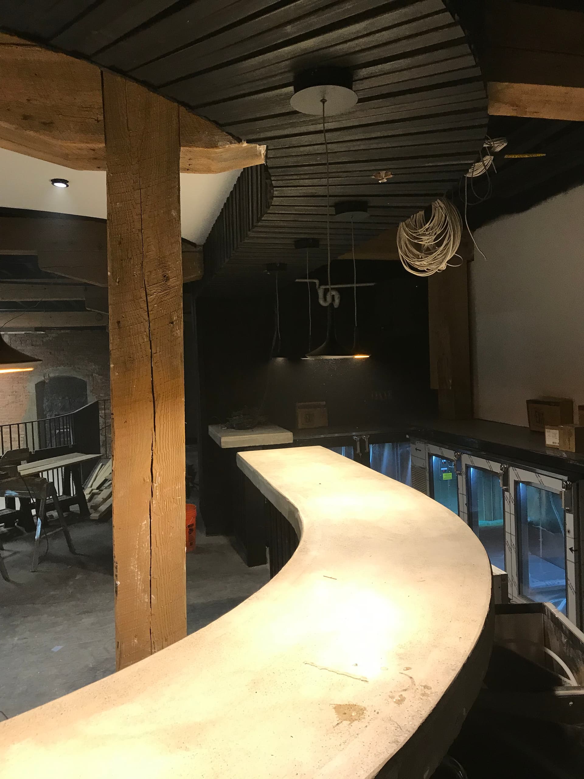 Gallery photos for LED Lighting and Power Installation for a Restaurant Buildout: Image #1