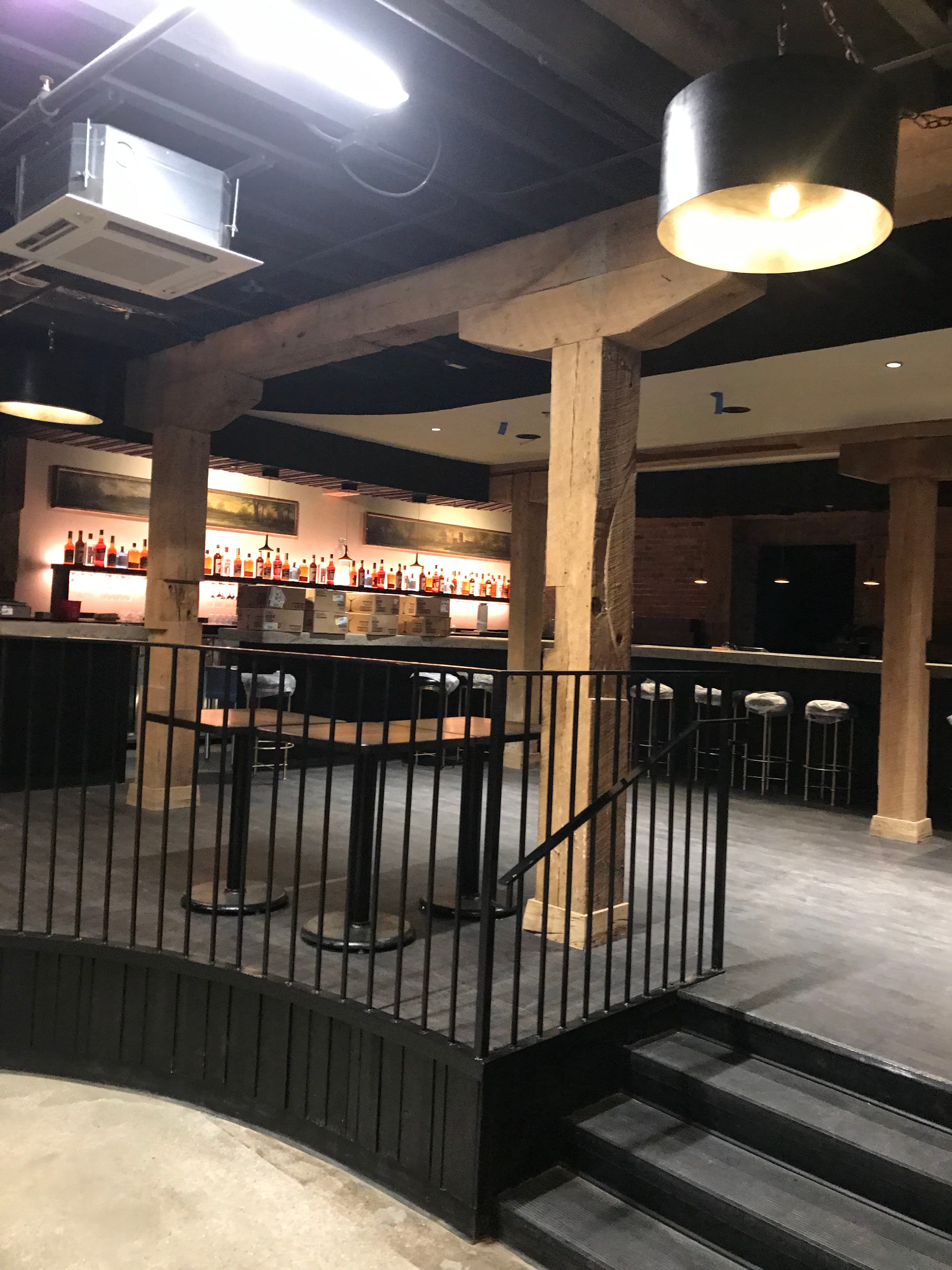 Project LED lighting and electrical upgrade inside a historic bar and tunnel space image