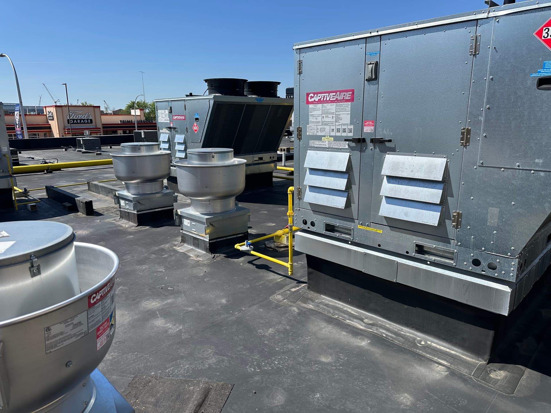 Gallery photos for Food Court Hood and Makeup Air Fan Electrical Installation: Image #3