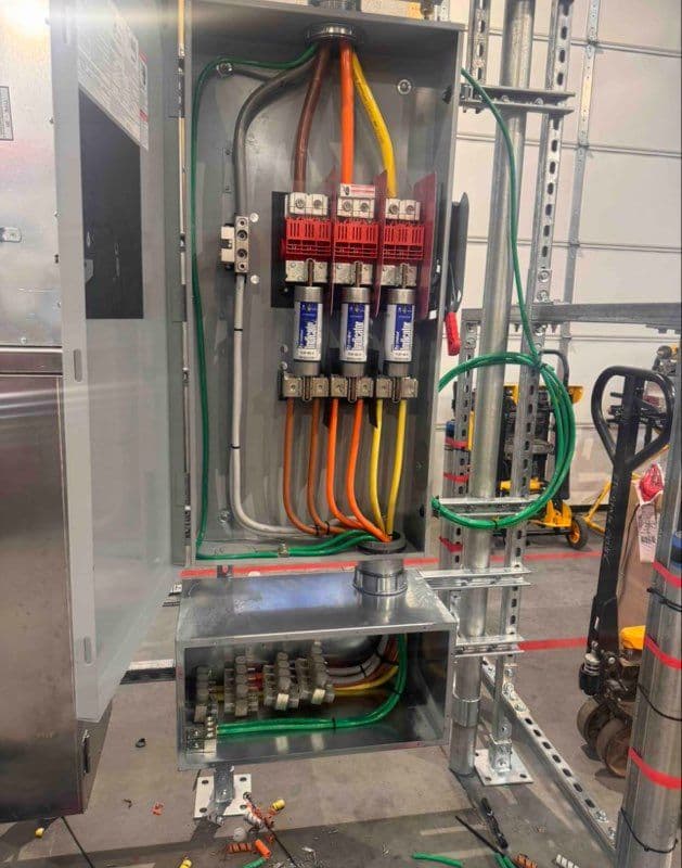 Industrial Electrical Service Panel Installation image