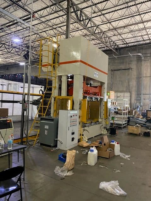 Industrial Stamping Machine Power Installation image