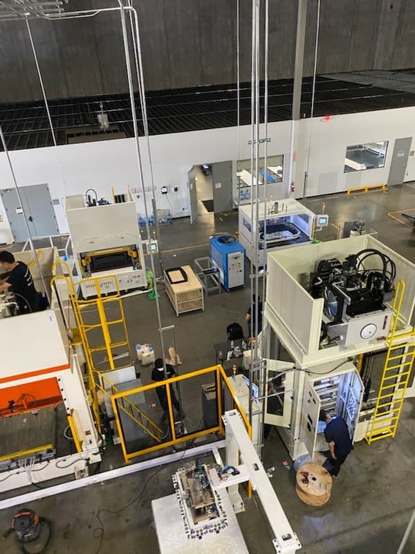 Gallery photos for Industrial Stamping Machine Power Installation: Image #1