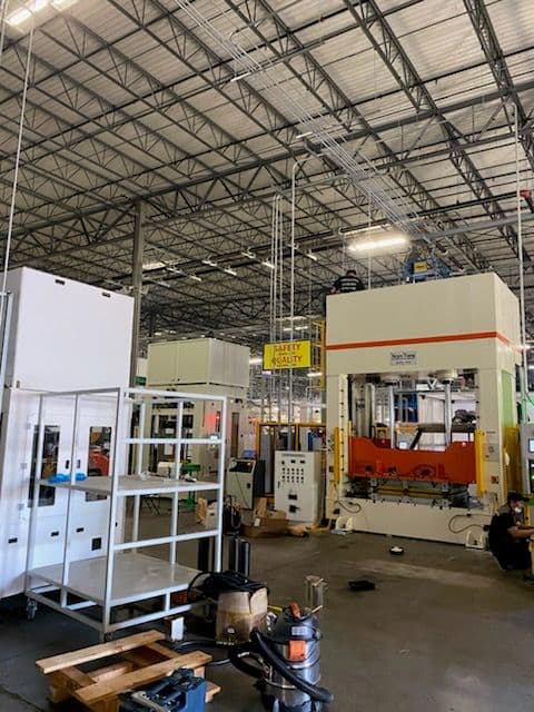 Gallery photos for Industrial Stamping Machine Power Installation: Image #3