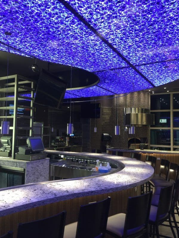Gallery photos for Restaurant Lighting Project Adds Purple Glow to Dining Experience: Image #3