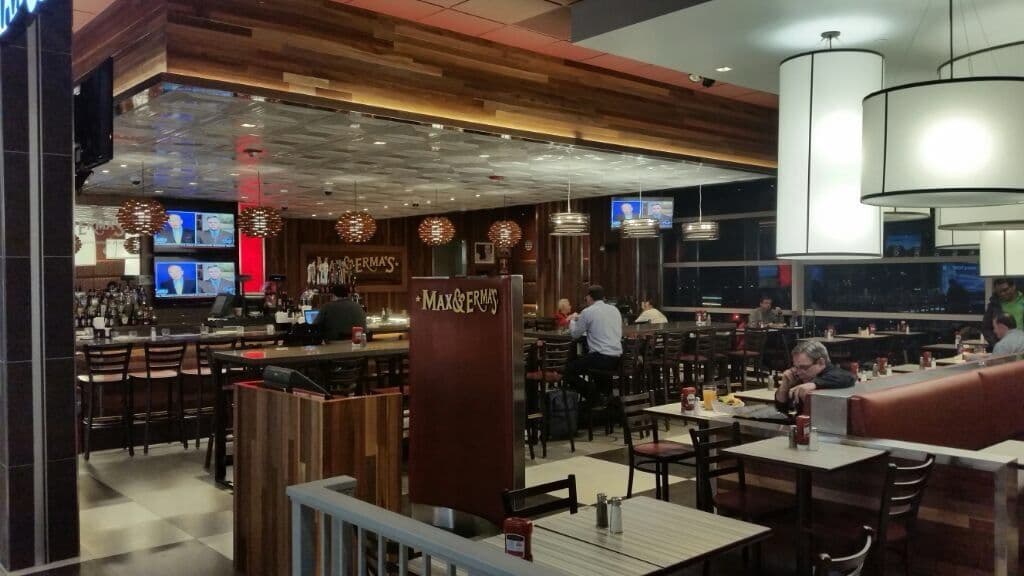 Gallery photos for Lighting Transformation at Airport Lounge Fine Dining Restaurant: Image #1