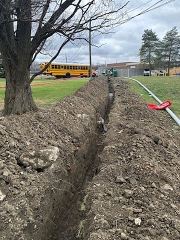Gallery photos for Underground Cable Installation for EV Charger in Dearborn: Image #3