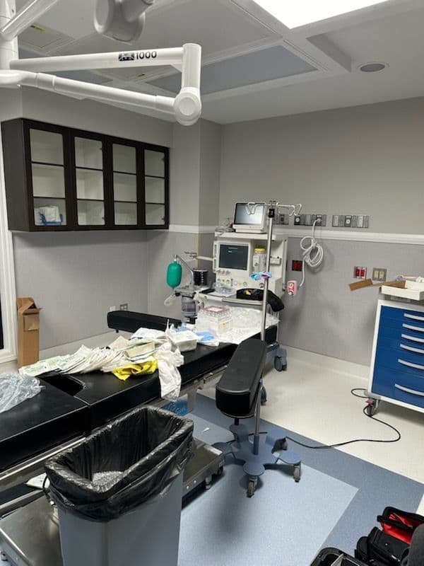 High-Tech Surgery Room Electrical Installation