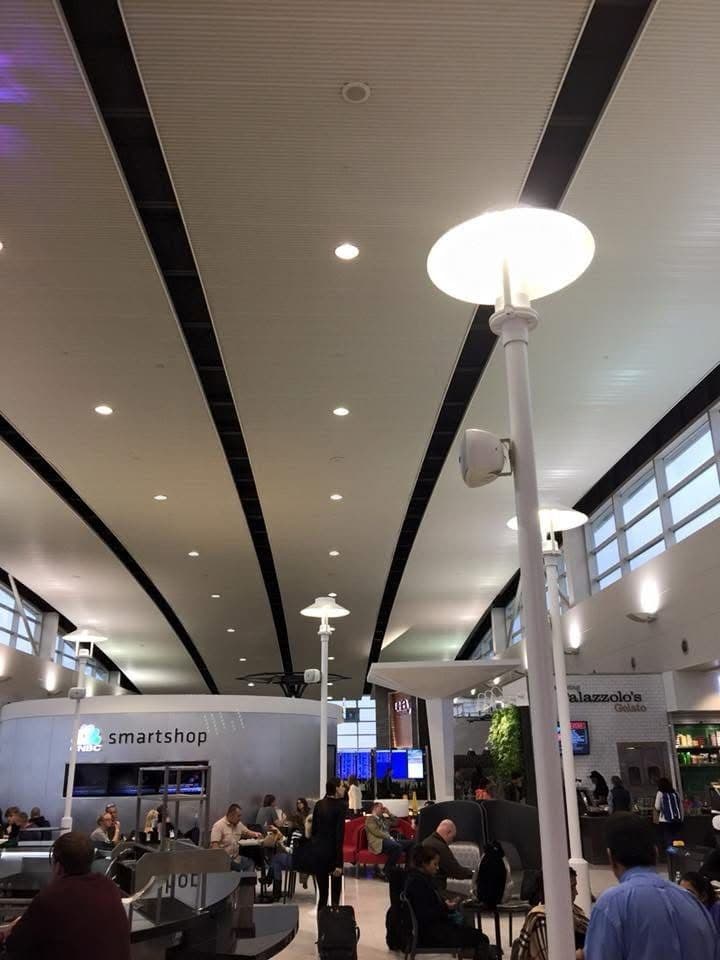Gallery photos for Elegant Lighting Installation at Detroit Metro Airport: Image #1