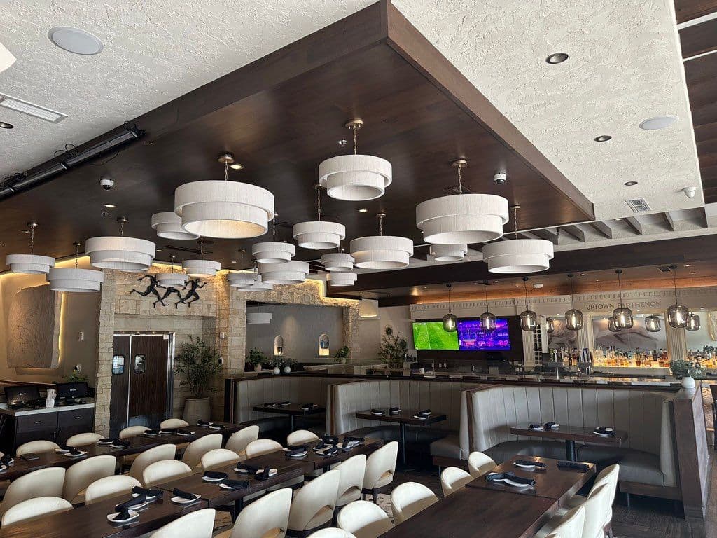 Enhancing Greek Restaurant Ambiance with Light image