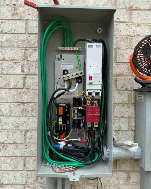 Seamless Generator and Power Panel Installation image