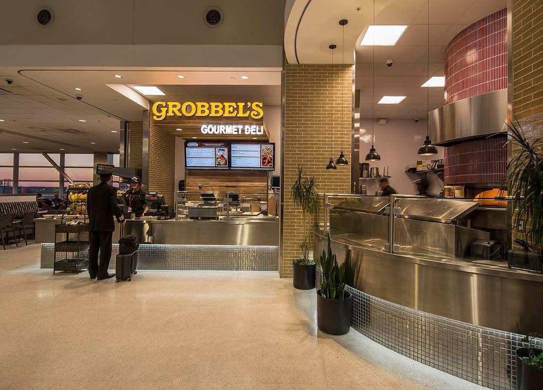 Gallery photos for Bright New Lighting and Power in Airport Dining Areas: Image #2