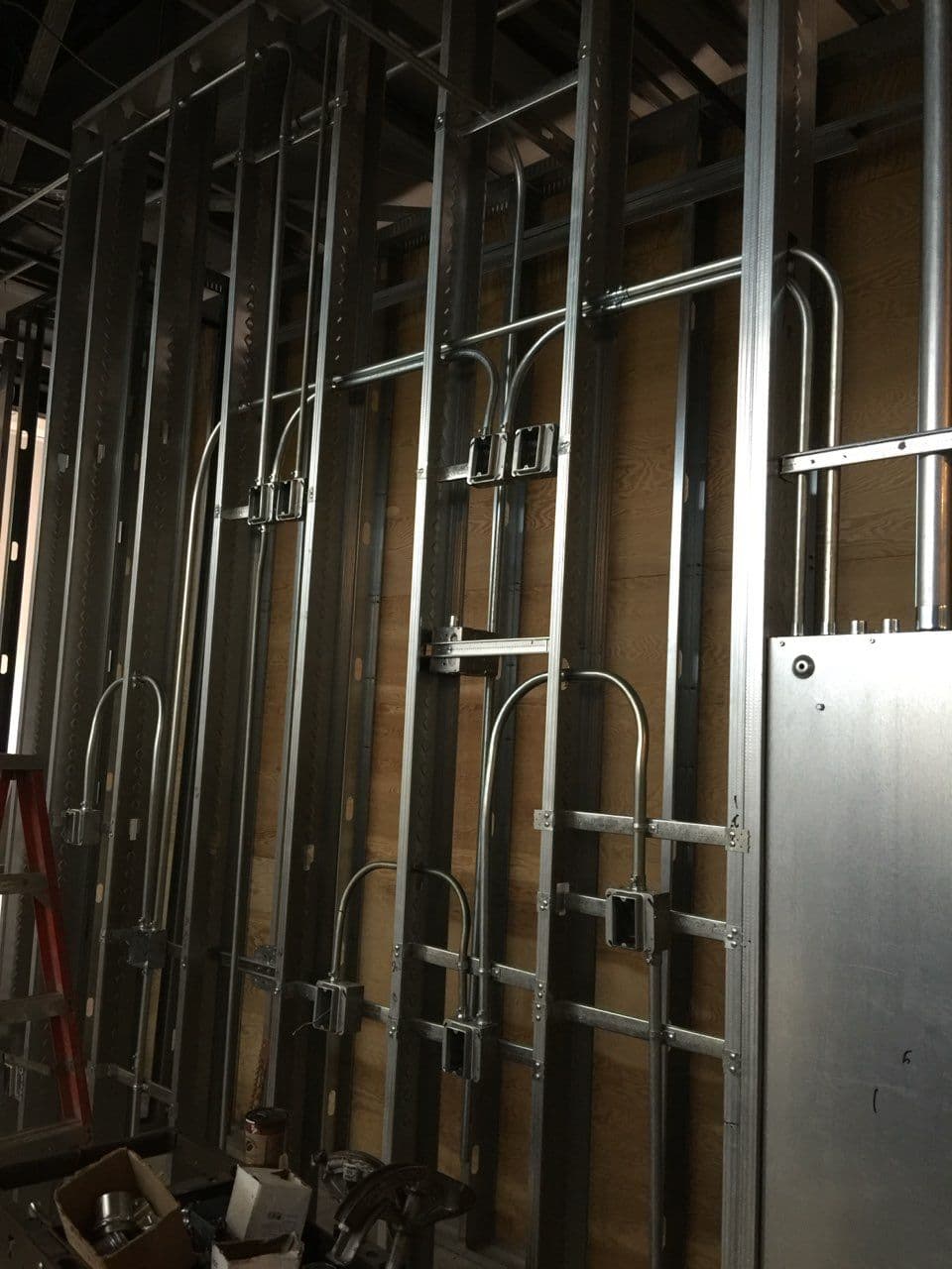 Precision Conduit Bending and Rough Wall Installation image