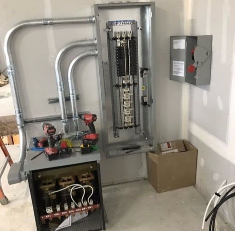 Gallery photos for Main Service Panel and Branch Circuit Installation at a Commercial Facility: Image #1